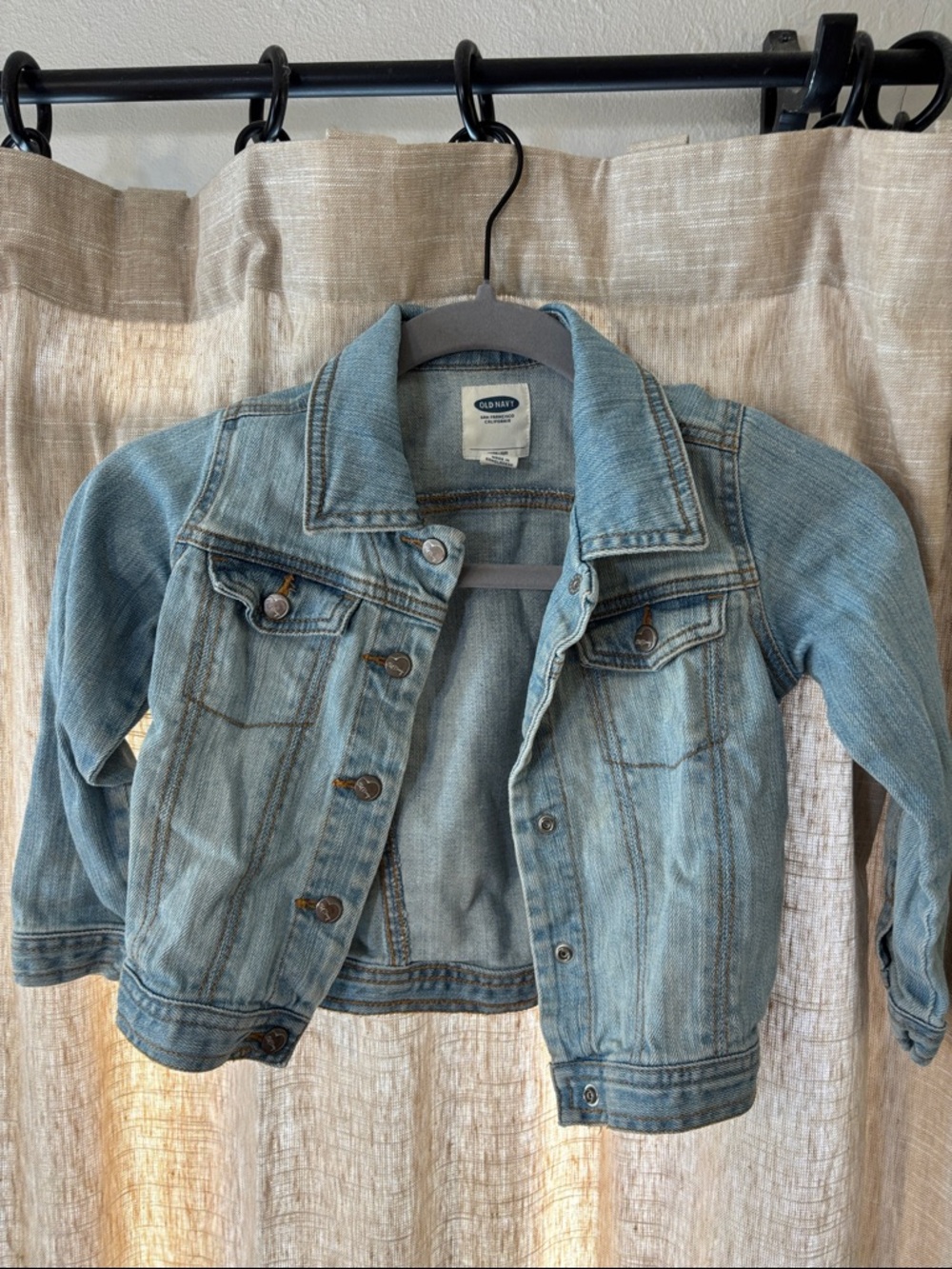 Old Navy Light Wash Denim Jean Jacket for Kids